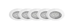 Spots | Lampes Led-Energetic Led 5 x GU10 4,7W blanc