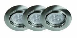 Spots-Energetic Led 3 x GU10 3,7W satin