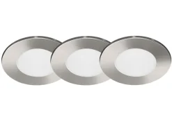 Spots-Energetic Led 3 x 4,6W satin IP 65