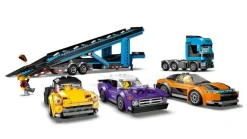 Jeux De Construction-Lego City 60408 Le camion de transport de voitures de sport