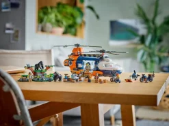 Jeux De Construction-Lego City 60437 L’hélicoptère de l’explorateur de la jungle au camp de base