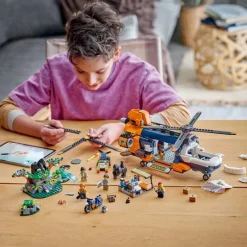 Jeux De Construction-Lego City 60437 L’hélicoptère de l’explorateur de la jungle au camp de base