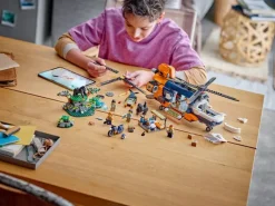 Jeux De Construction-Lego City 60437 L’hélicoptère de l’explorateur de la jungle au camp de base