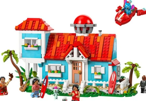 Jeux De Construction-Lego Disney 43268 La maison sur la plage de Lilo et Stitch