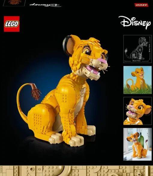 Jeux De Construction-Lego Disney 43247 Simba, le jeune Roi lion