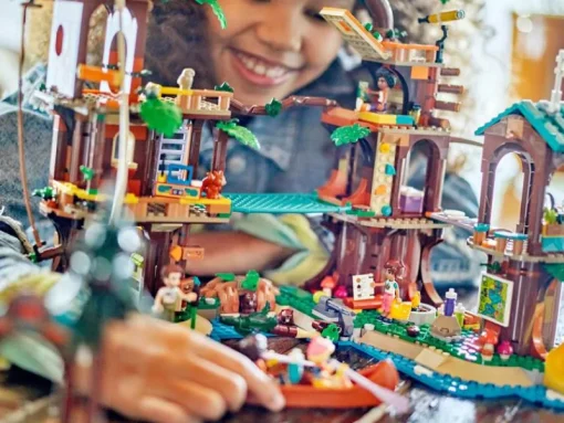 Jeux De Construction-Lego Friends 42631 La cabane dans l’arbre de la base de loisirs