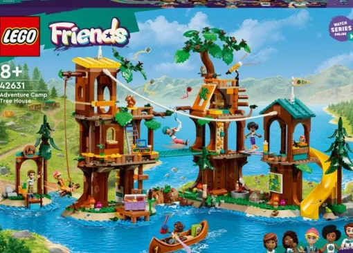 Jeux De Construction-Lego Friends 42631 La cabane dans l’arbre de la base de loisirs