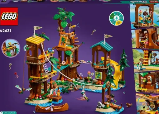 Jeux De Construction-Lego Friends 42631 La cabane dans l’arbre de la base de loisirs