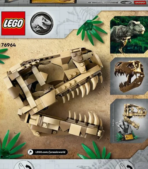 Jeux De Construction-Lego Jurassic World 76964 Les fossiles de dinosaures : le crâne du T. rex