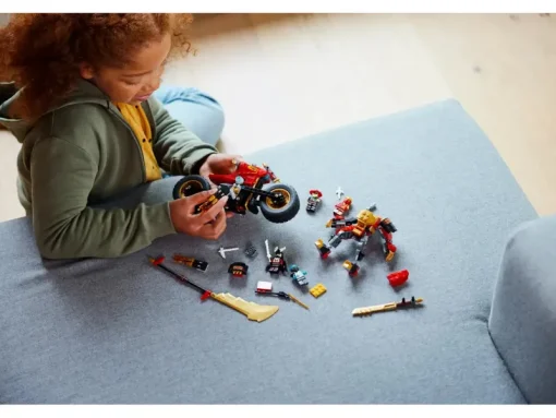 Jeux De Construction-Lego Ninjago 71783 La moto du robot de Kai Évolution