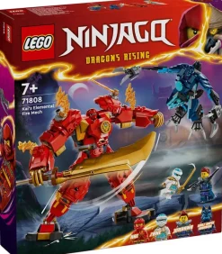 Jeux De Construction-Lego Ninjago 71808 Le robot élémentaire du feu de Kai