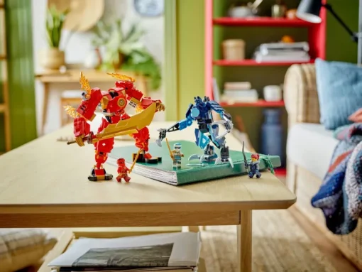 Jeux De Construction-Lego Ninjago 71808 Le robot élémentaire du feu de Kai