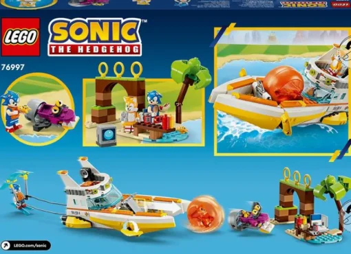 Jeux De Construction-Lego Sonic 76997 Le bateau d’aventures de Tails