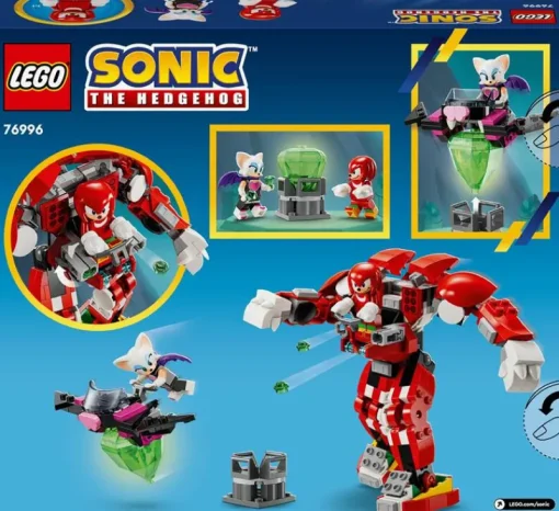 Jeux De Construction-Lego Sonic 76996 Le robot gardien de Knuckles