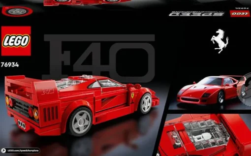 Jeux De Construction-Lego Speed Champions 76934 Supercar Ferrari F40