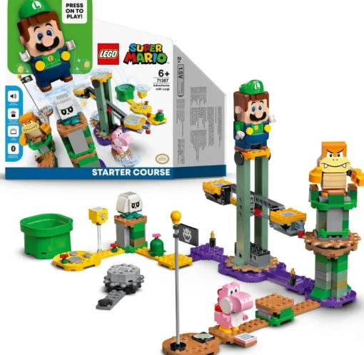 Jeux De Construction-Lego Super Mario 71387 Pack de Démarrage Les Aventures de Luigi