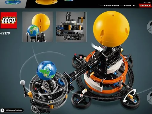 Jeux De Construction-Lego Technic 42179 La planète Terre et la Lune en orbite
