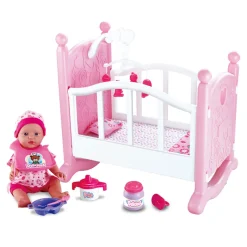 Poupées Et Peluches-DDD Toys Lit à poupée avec poupée