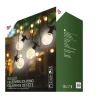 Éclairage Extérieur | Eclairage D'ambiance-Euro Light Lumière de Fête LED - 10 Grandes Ampoules - Blanc Chaud