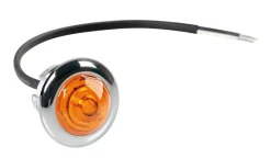 Éclairage-Euro Shop Lumière Led S14 Ambre Chromé