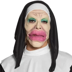 Accessoires-Euro Shop Masque Visage Latex Holy Lips