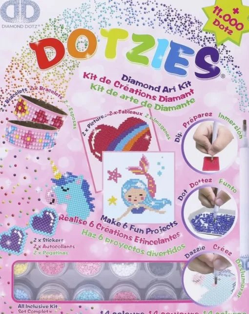 Artisanat-Dotz Megapack ies 6Pcs Girls