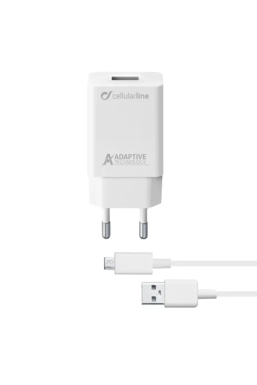 Accessoires Smartphone-Cellular Line Microusb Charger Sams 15W Whit