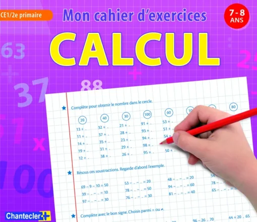 Livres Pour Enfants | Manuels Scolaires-Deltas Mon cahier d'exercices calcul