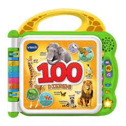 Jouets Interactifs | Jouets Interactifs-Vtech Mon imagier des animaux biling - 100 mots