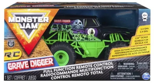 Véhicules-Spinmaster Monster Jam Grave Digger 1:24