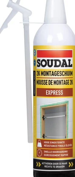 Mastics-Soudal Mousse PU 2 componants 400 ml