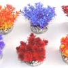Décoration D'aquariums-Sydeco Nano bush colored 9 cm