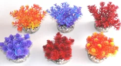Décoration D'aquariums-Sydeco Nano bush colored 9 cm