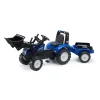 Vélo Et Conduite-Falk New holland backhoe avec remorque