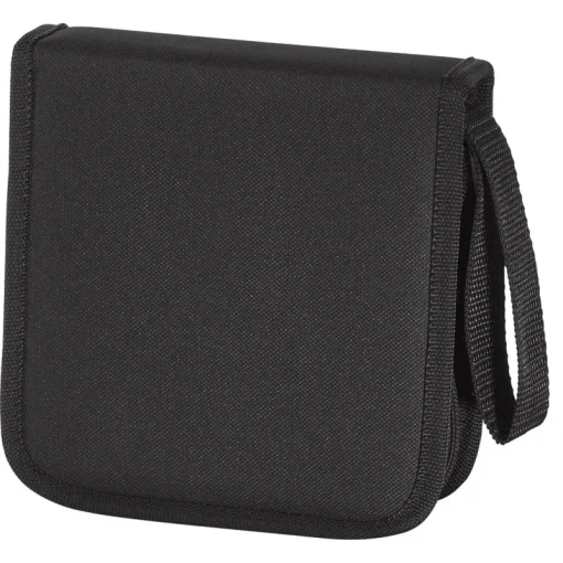 Cd-Hama Nylon wallet 32 cd noir/rouge
