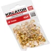 Pinces-Kreator Oeillets laiton 7 mm 120 pièces