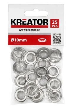 Pinces-Kreator Oeillets laiton 10 mm 25 pièces