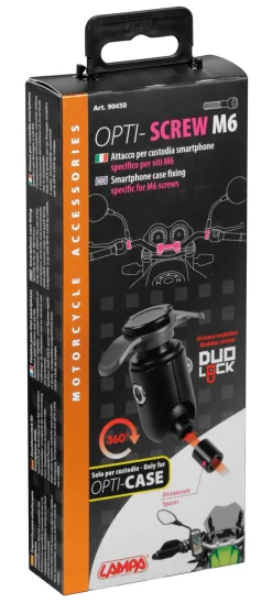 Accessoires Vélo-Euro Shop OPTI-CASE Montage à vis M6