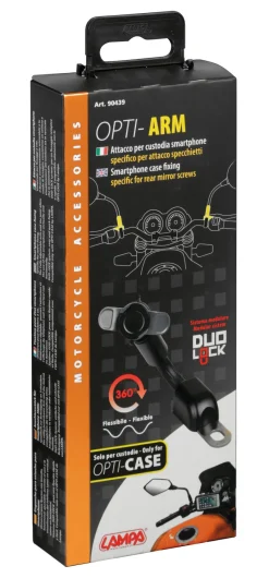 Accessoires Vélo-Euro Shop OPTI-CASE Montage sur Bras Flexible