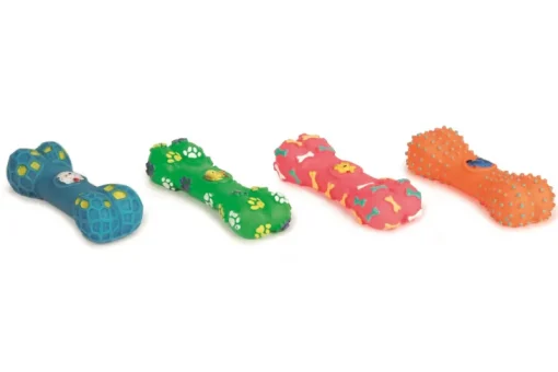 Jouets-Beeztees Os vinyl avec pattes os dessin