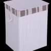 Décoration Pratique-DDD Panier blanc avec couvercle M