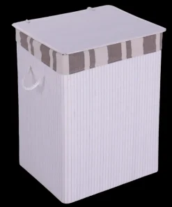 Décoration Pratique-DDD Panier blanc avec couvercle M