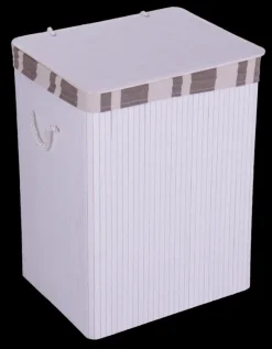 Décoration Pratique-DDD Panier blanc avec couvercle S