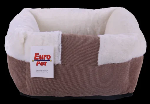 Dormir Confortablement-Euro Pet Panier brun 50 x 50 x 19 cm