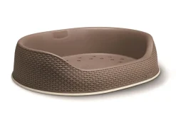 Dormir Confortablement-Curver Panier chien mokka 87x69x19 cm