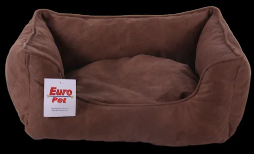 Dormir Confortablement-Euro Pet Panier cuir brun 70 x 60 x 21 cm