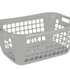 Box Et Panier À Linge-Sunware Panier linge argent 65 x 45 x 27 cm