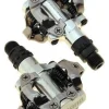 Accessoires Vélo-Shimano Pédales M520 SPD argent
