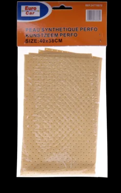 Nettoyage Extérieur | Accessoires-Euro Car Peau chamoisée perfo 40x40 cm
