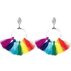 Accessoires-Euro Shop Pendants d'oreille Glands arc-en-ciel